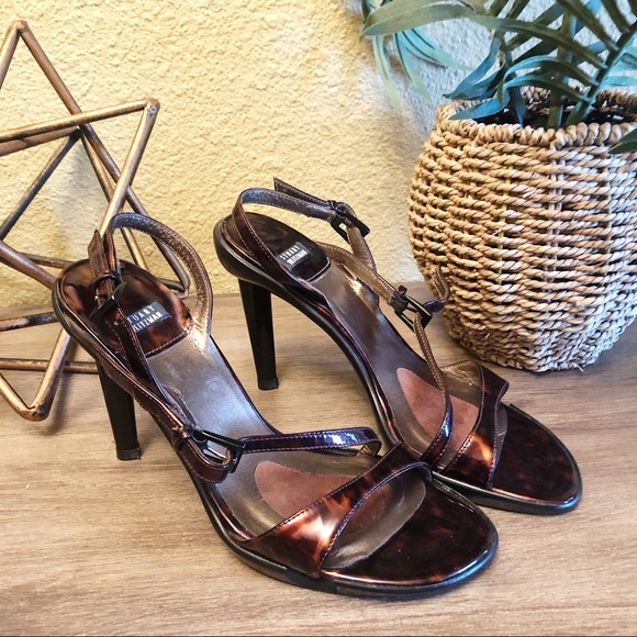 Stuart Weitzman Leopard Strap Heel - Picture 2 of 4